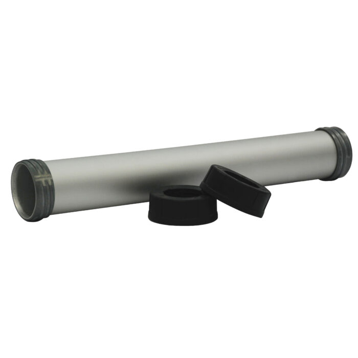 CILINDRO IN ALLUMINIO 600ml - Tubo in alluminio da 600 ml. Accetta tubi di materiale morbido da 600 ml pacchetto (include 2 chiudi tubo filettati). Richiede barra di spinta lunga 48091091 (per C18PCG) e 4932430101 (per M12PCG) pistone 44700375