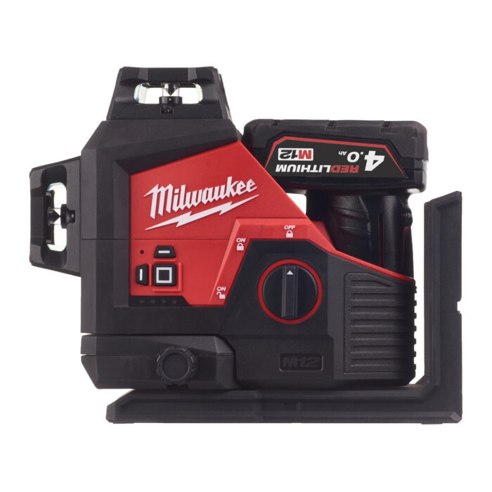 M12 3PL-401C-Laser lineare Verde a tre linee 360° 4.0Ah-Milwaukee