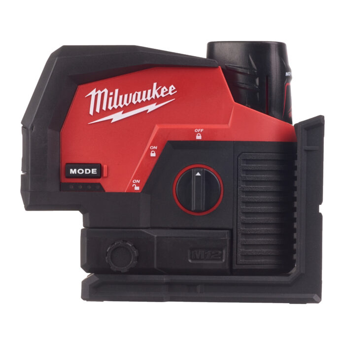 M12 CLLP-301C-Laser lineare Verde a due linee con 2 punti piombo 3.0Ah-Milwaukee
