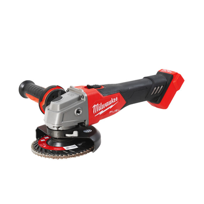 M18 FSAG125X-0X-Smerigliatrice angolare 18 Volt disco 125 mm Tecnologia FUEL con interruttore a slitta - senza batteria-Milwaukee