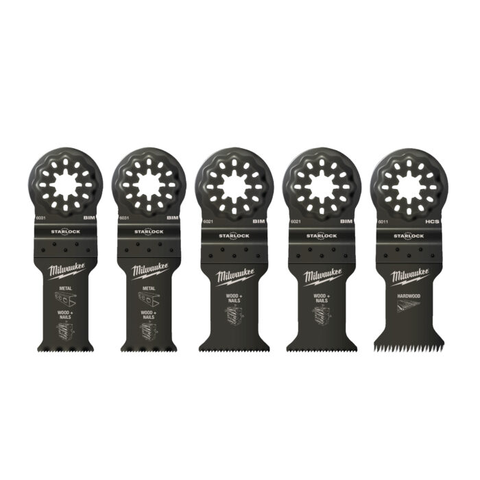 SET LAME MULTIFUNZIONE 5 PZ LEGNO/METALLO - SET LAME MULTIFUNZIONE 5 PZ LEGNO/METALLO