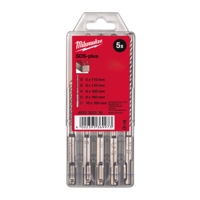 SET PUNTE SDS-Plus 5 pz (5/6x110mm) ( 6/8/10x160mm) - SET PUNTE SDS-Plus 5 pz (5/6x110mm) ( 6/8/10x160mm)