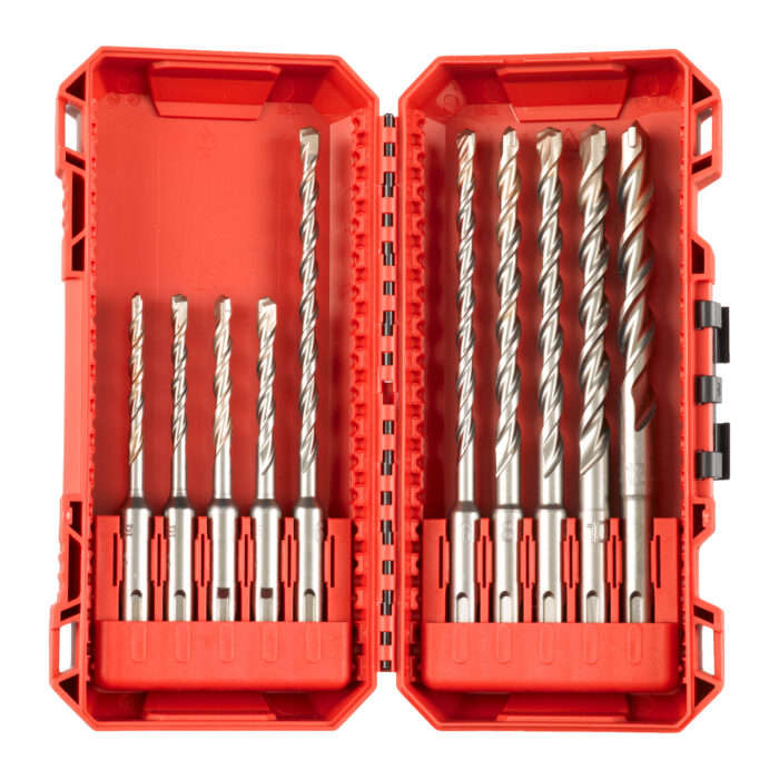 SET PUNTE SDS-Plus 10pz (5/5/6/6x110MM)(6/6/8/8/10/12x160MM) - SET PUNTE SDS-Plus 10pz (5/5/6/6x110MM)(6/6/8/8/10/12x160MM)