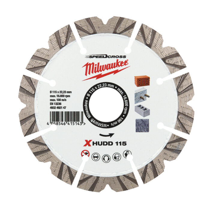DISCO DIAM SPEEDCROSS XHUDD 115MM - DISCO DIAM SPEEDCROSS XHUDD 115MM