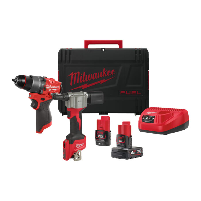 M12 FPP2D2-422X - M12 FPD2 + M12 BPRT, 2 Batterie 12V (1 x 4 Ah + 1 x 2 Ah)